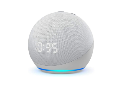 Alexa Echo Dot 4 com relógio